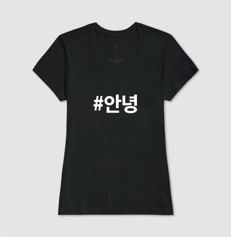 Camiseta Annyeong • Olá