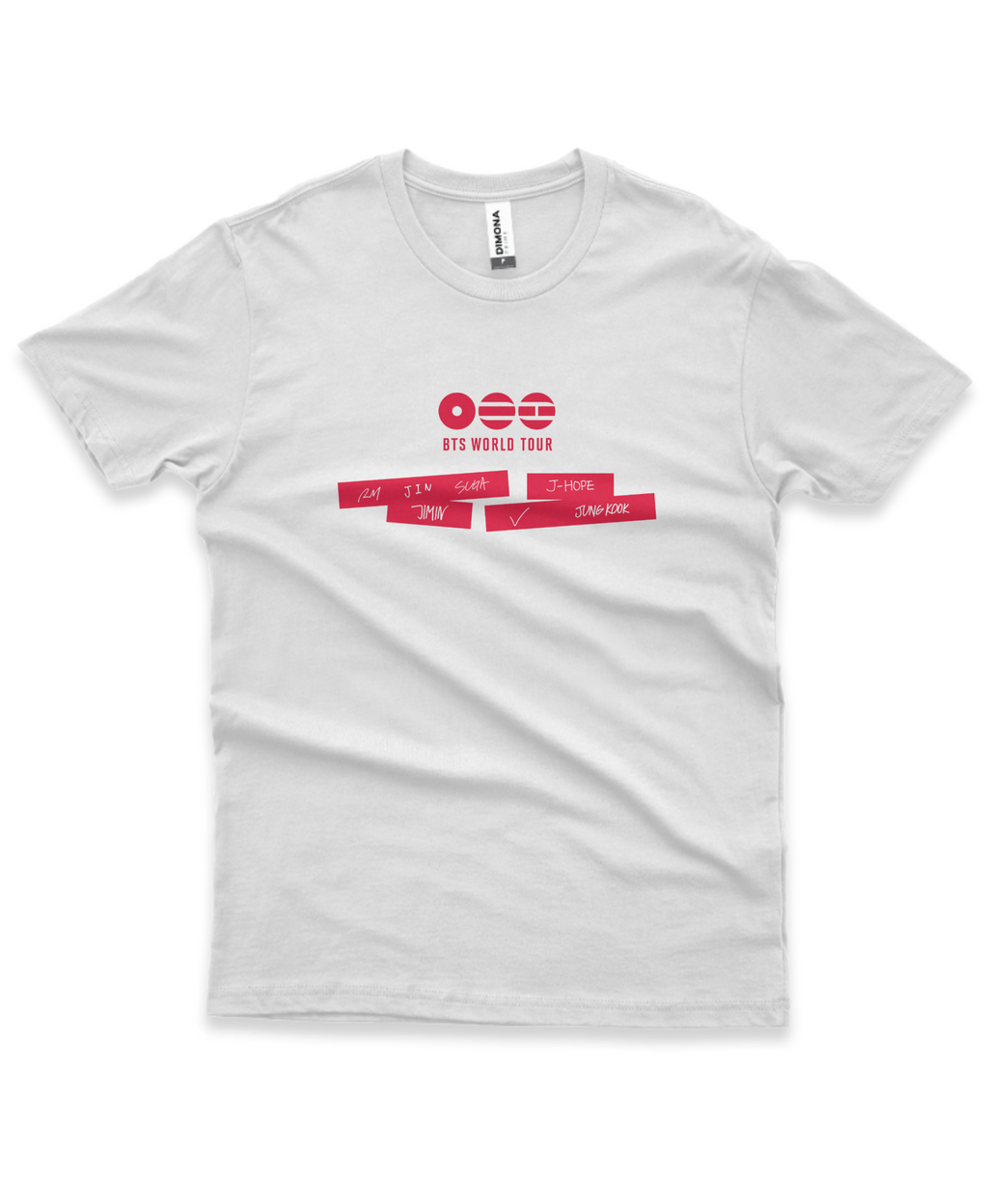Camiseta BTS • ARIRANG • World Tour o Line-up