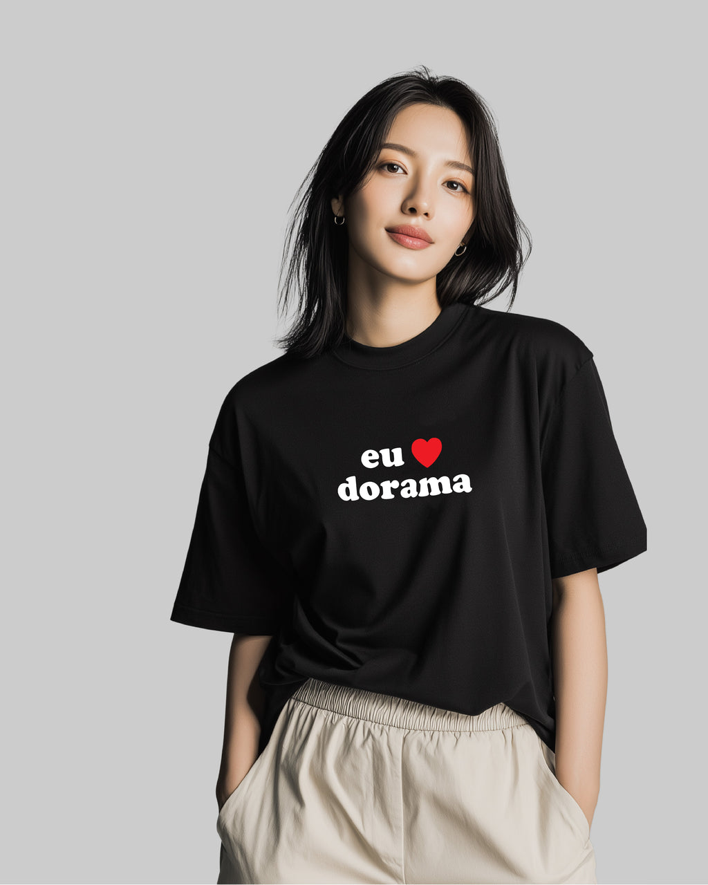 Camiseta Eu Amo Dorama