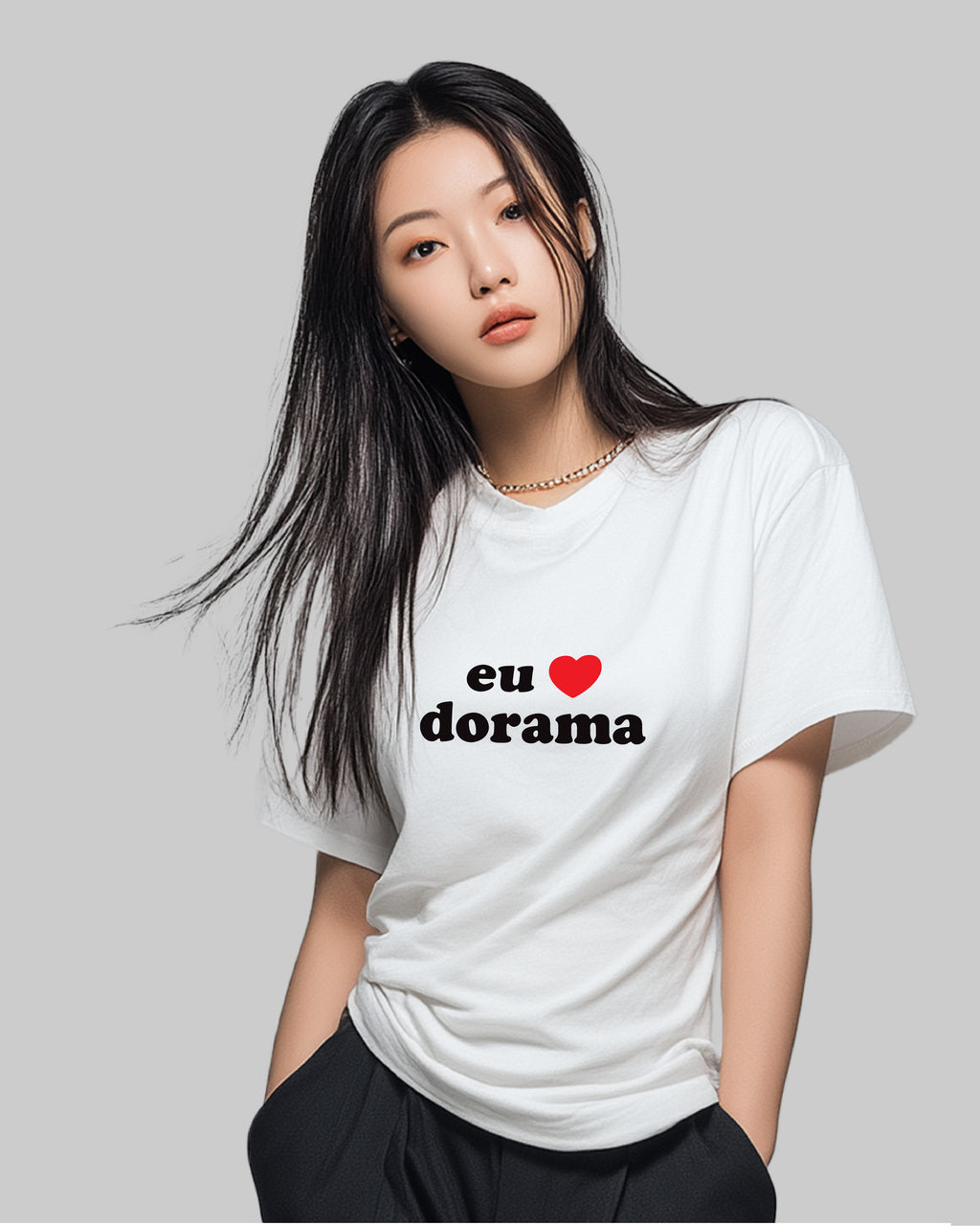 Camiseta Eu Amo Dorama