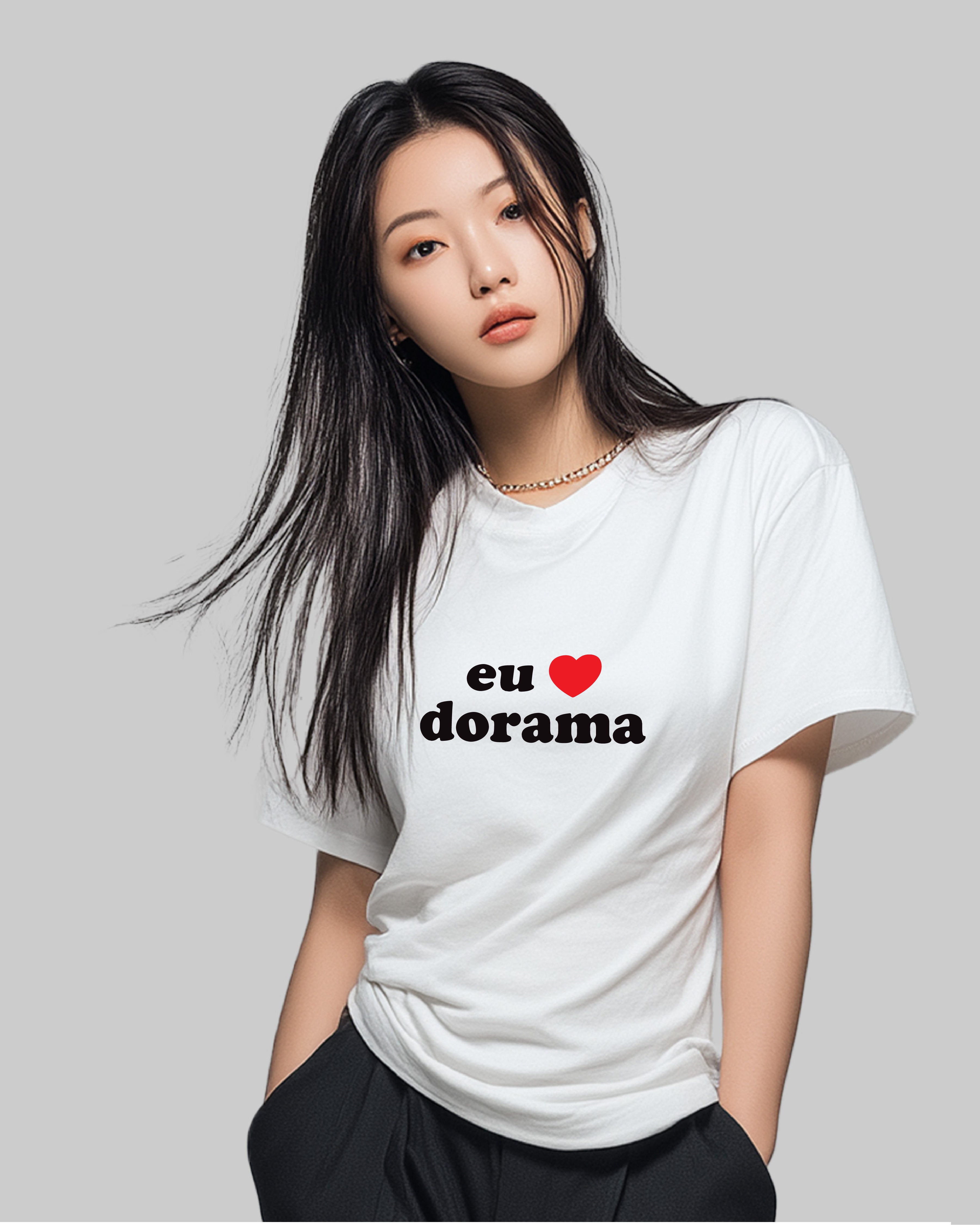 Camiseta Eu Amo Dorama