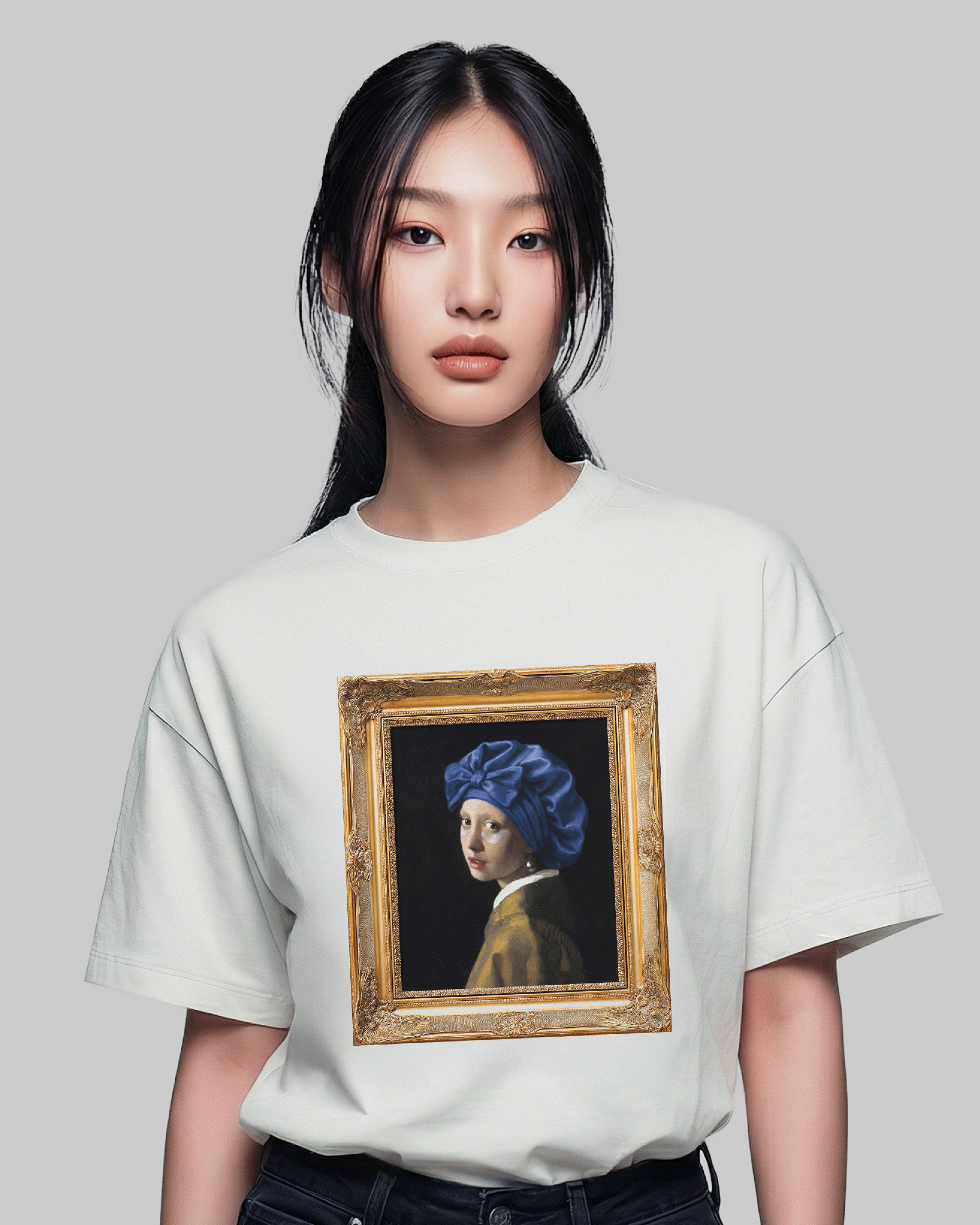 Camiseta Brinco de Pérolas K-Beauty Influencer